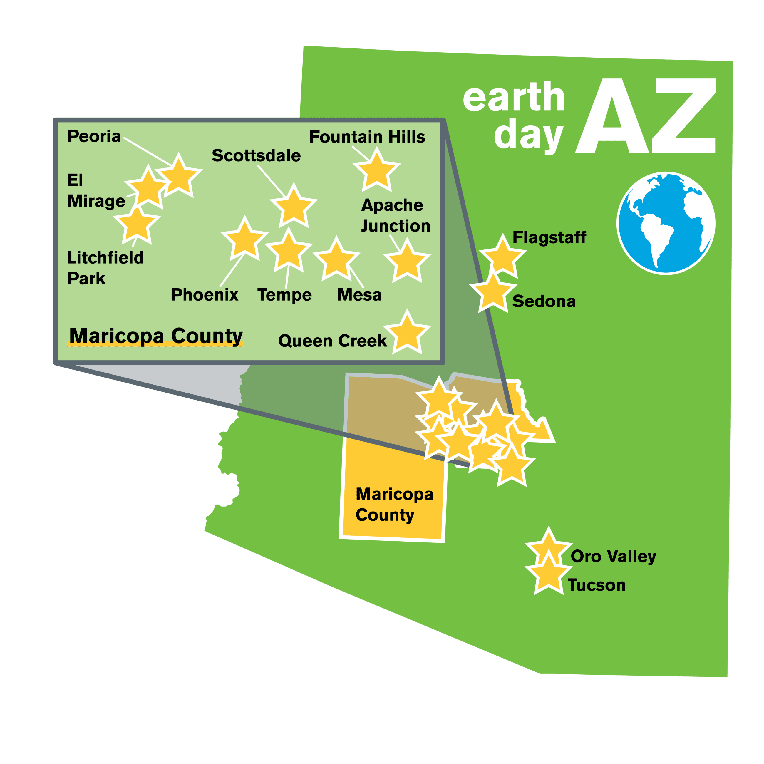 2022 earth day az map_220408